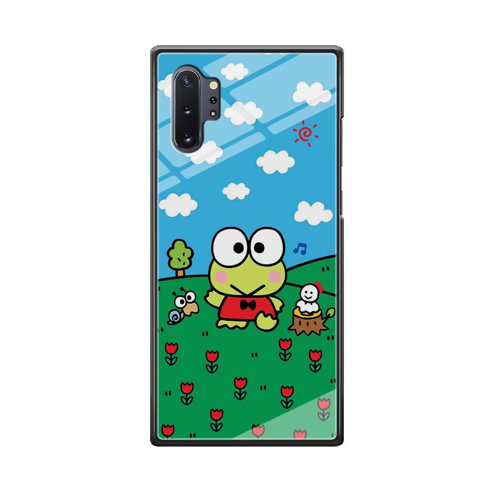 Keroppi Farmer Flower Samsung Galaxy Note 10 Plus Case-Oxvistore