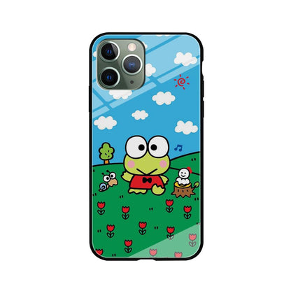 Keroppi Farmer Flower iPhone 11 Pro Case-Oxvistore