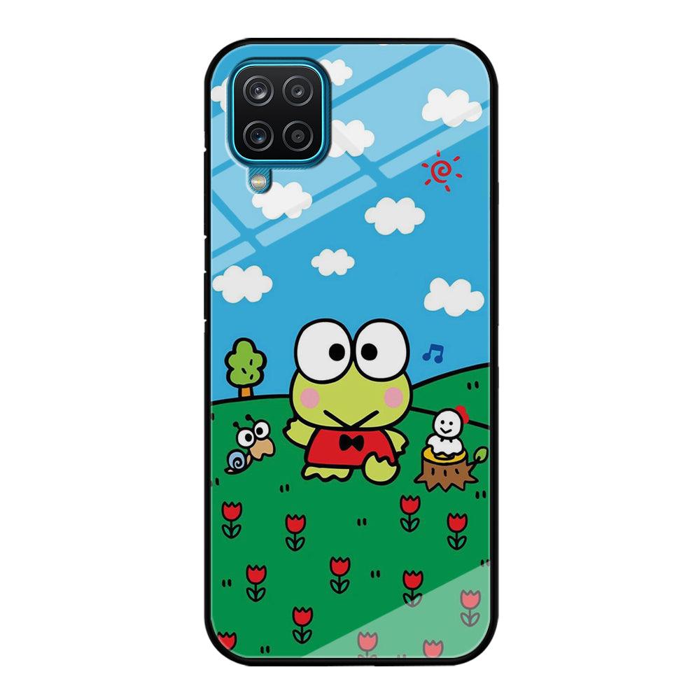 Keroppi Farmer Flower Samsung Galaxy A12 Case-Oxvistore