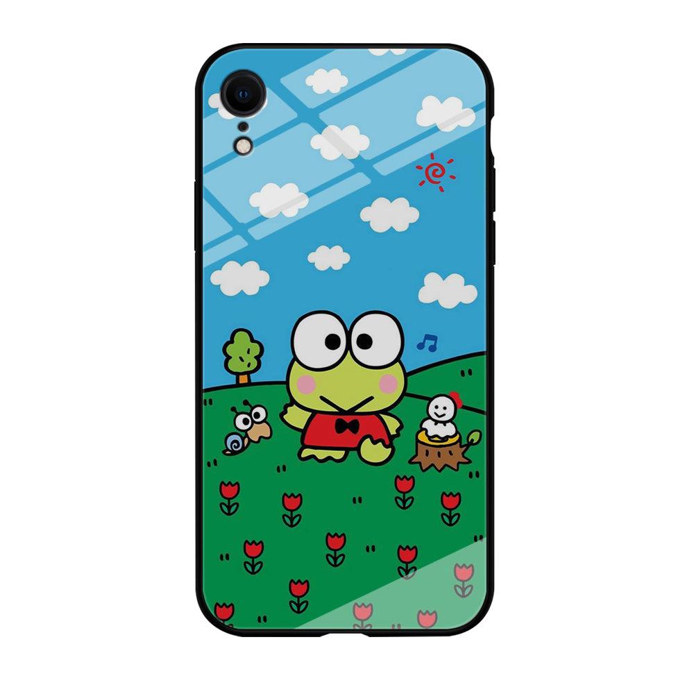 Keroppi Farmer Flower iPhone XR Case-Oxvistore