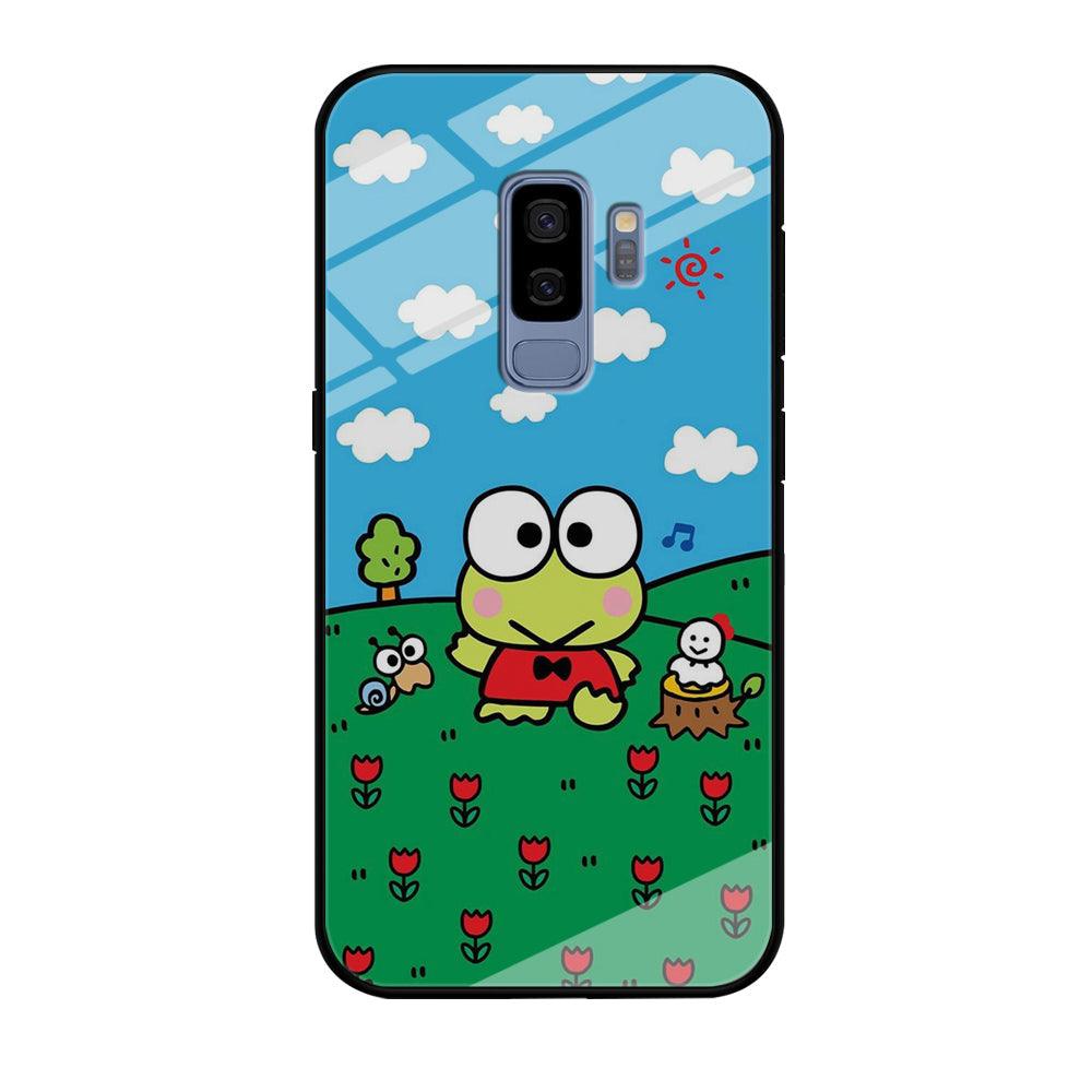 Keroppi Farmer Flower Samsung Galaxy S9 Plus Case-Oxvistore