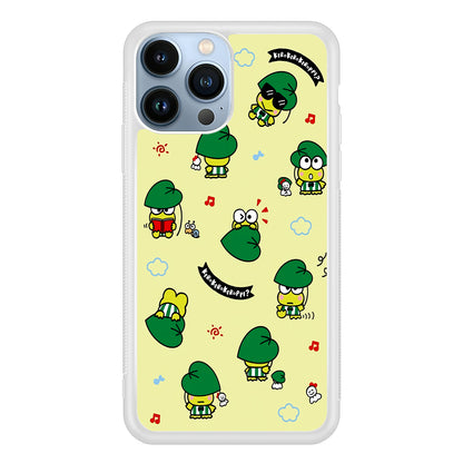 Keroppi Frog Activity Cartoon 2D Rubber Phone Case