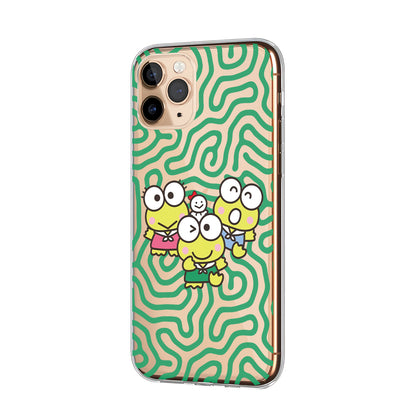 Keroppi Lots of Laughter with Friends Clear Soft Case