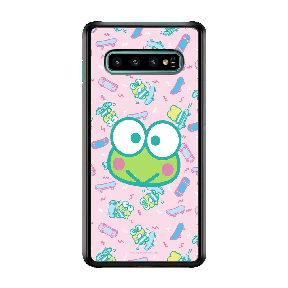 Keroppi Skate Wallpaper Samsung Galaxy S10 Case-Oxvistore