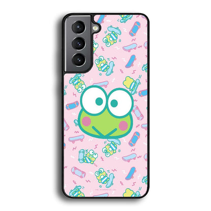 Keroppi Skate Wallpaper Samsung Galaxy S21 Plus Case-Oxvistore