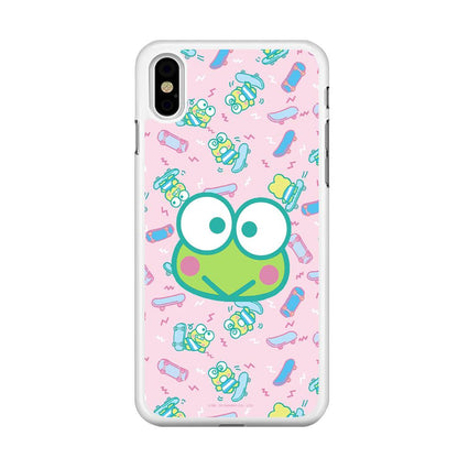 Keroppi Skate Wallpaper iPhone X Case-Oxvistore