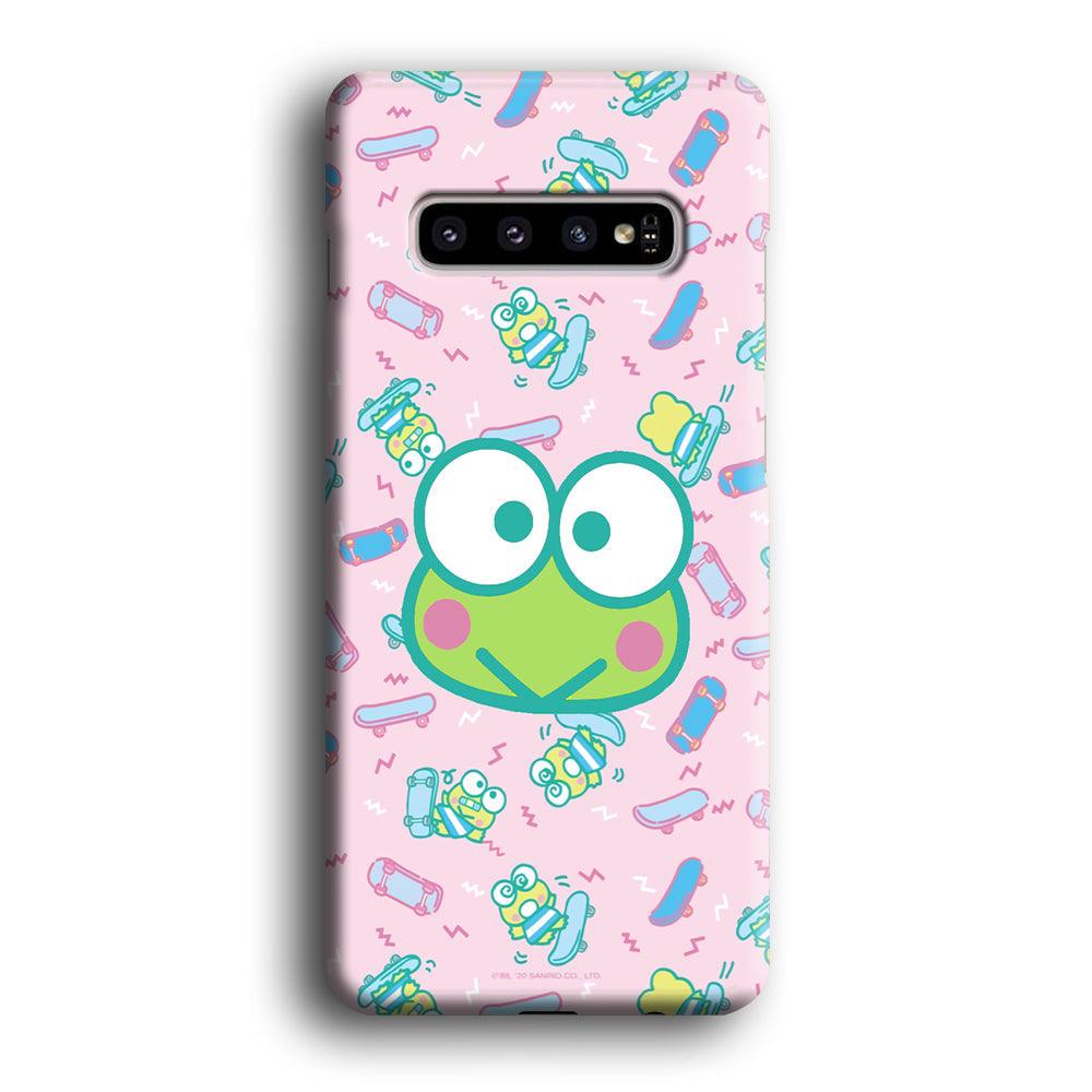 Keroppi Skate Wallpaper Samsung Galaxy S10 Plus Case-Oxvistore