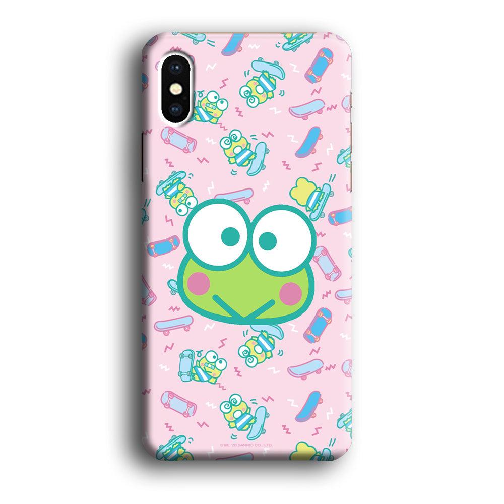 Keroppi Skate Wallpaper iPhone X Case-Oxvistore