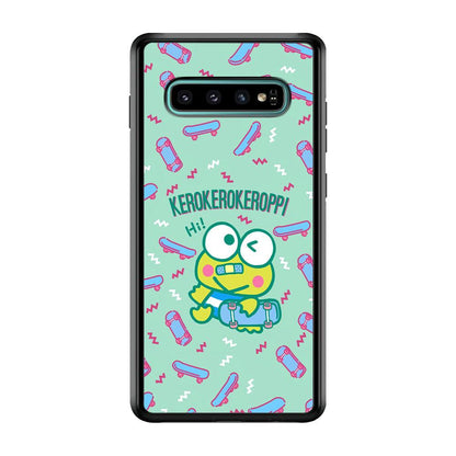 Keroppi Skater Mode Samsung Galaxy S10 Case-Oxvistore