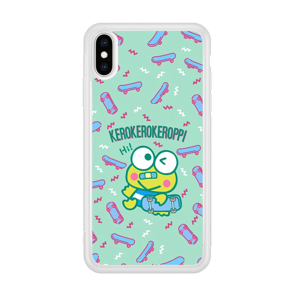 Keroppi Skater Mode iPhone X Case-Oxvistore