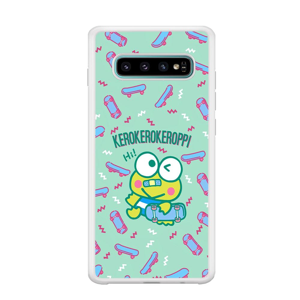 Keroppi Skater Mode Samsung Galaxy S10 Case-Oxvistore