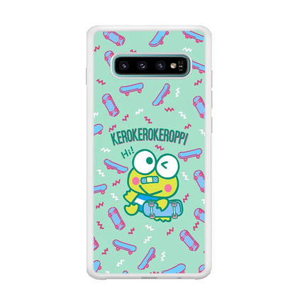 Keroppi Skater Mode Samsung Galaxy S10 Case-Oxvistore