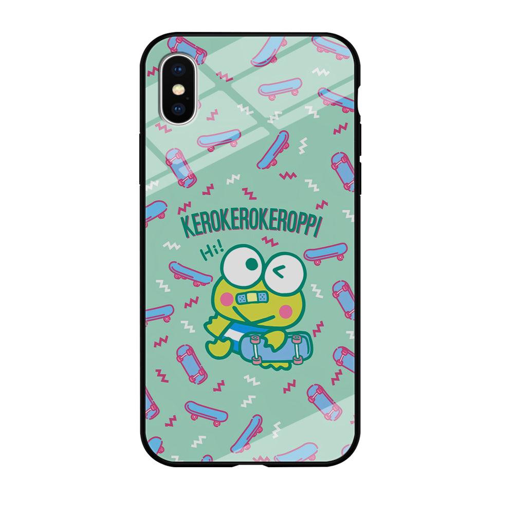 Keroppi Skater Mode iPhone X Case-Oxvistore