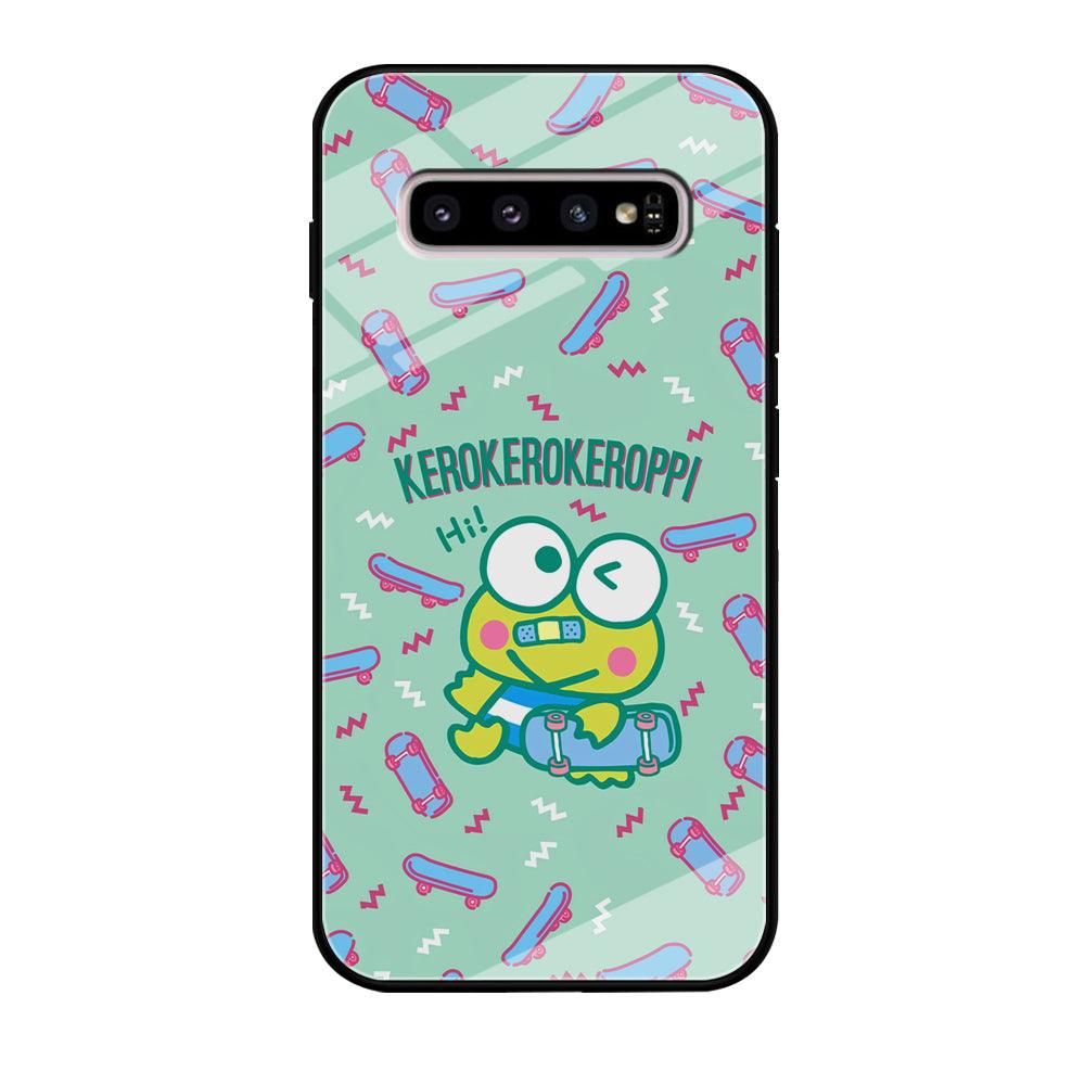 Keroppi Skater Mode Samsung Galaxy S10 Case-Oxvistore