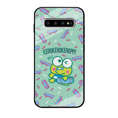 Keroppi Skater Mode Samsung Galaxy S10 Case-Oxvistore