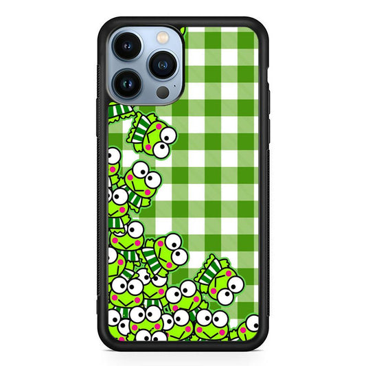 Keroppi Stickers Drop iPhone 14 Pro Max Case-Oxvistore