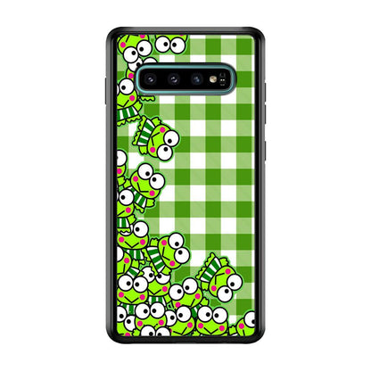 Keroppi Stickers Drop Samsung Galaxy S10 Plus Case-Oxvistore