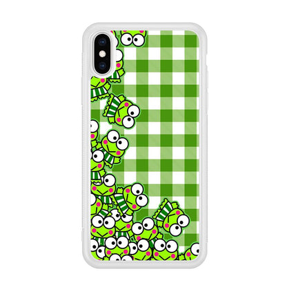 Keroppi Stickers Drop iPhone X Case-Oxvistore