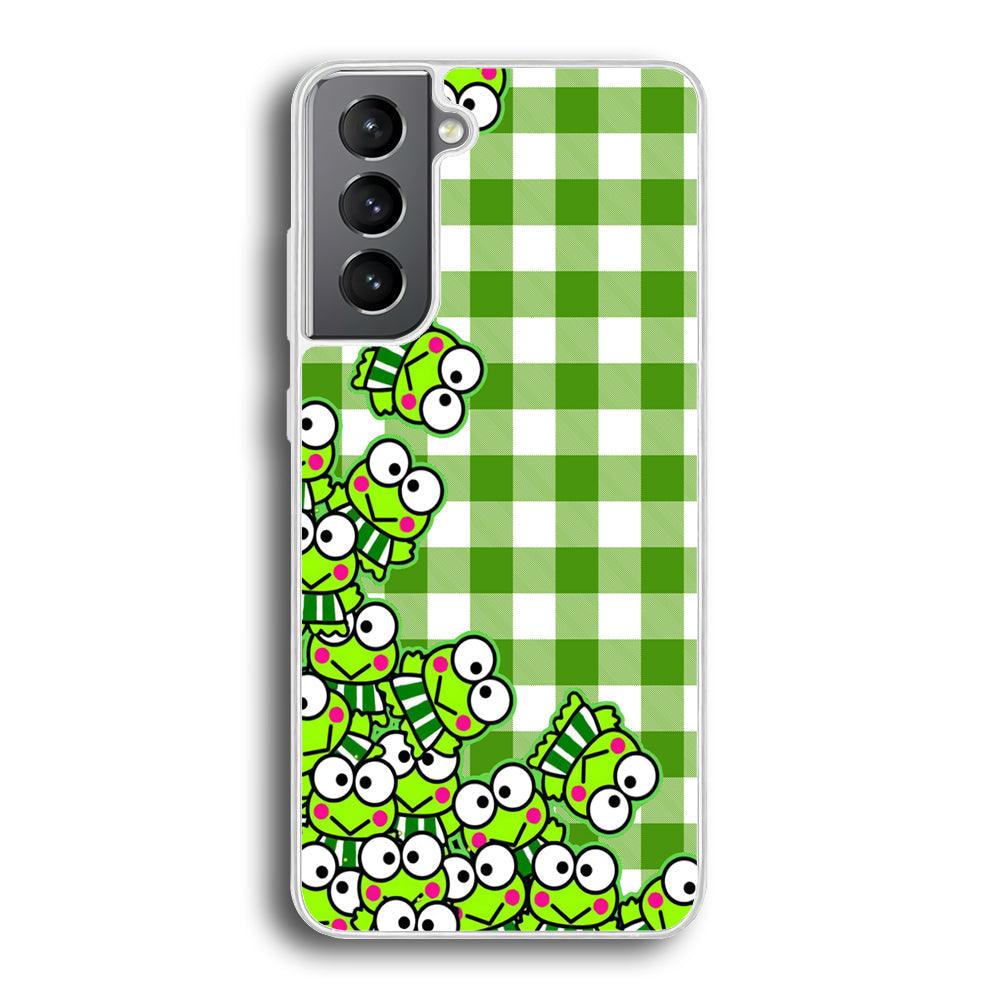 Keroppi Stickers Drop Samsung Galaxy S21 Case-Oxvistore