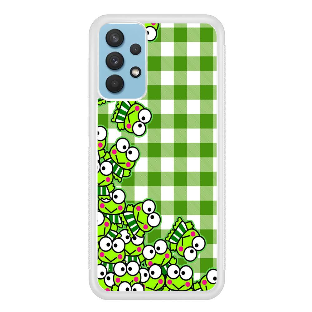 Keroppi Stickers Drop Samsung Galaxy A32 Case-Oxvistore