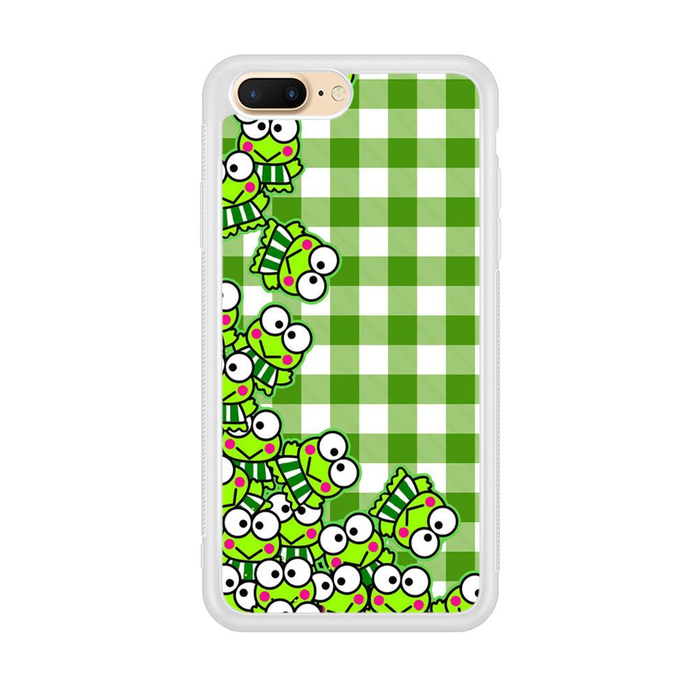 Keroppi Stickers Drop iPhone 8 Plus Case-Oxvistore