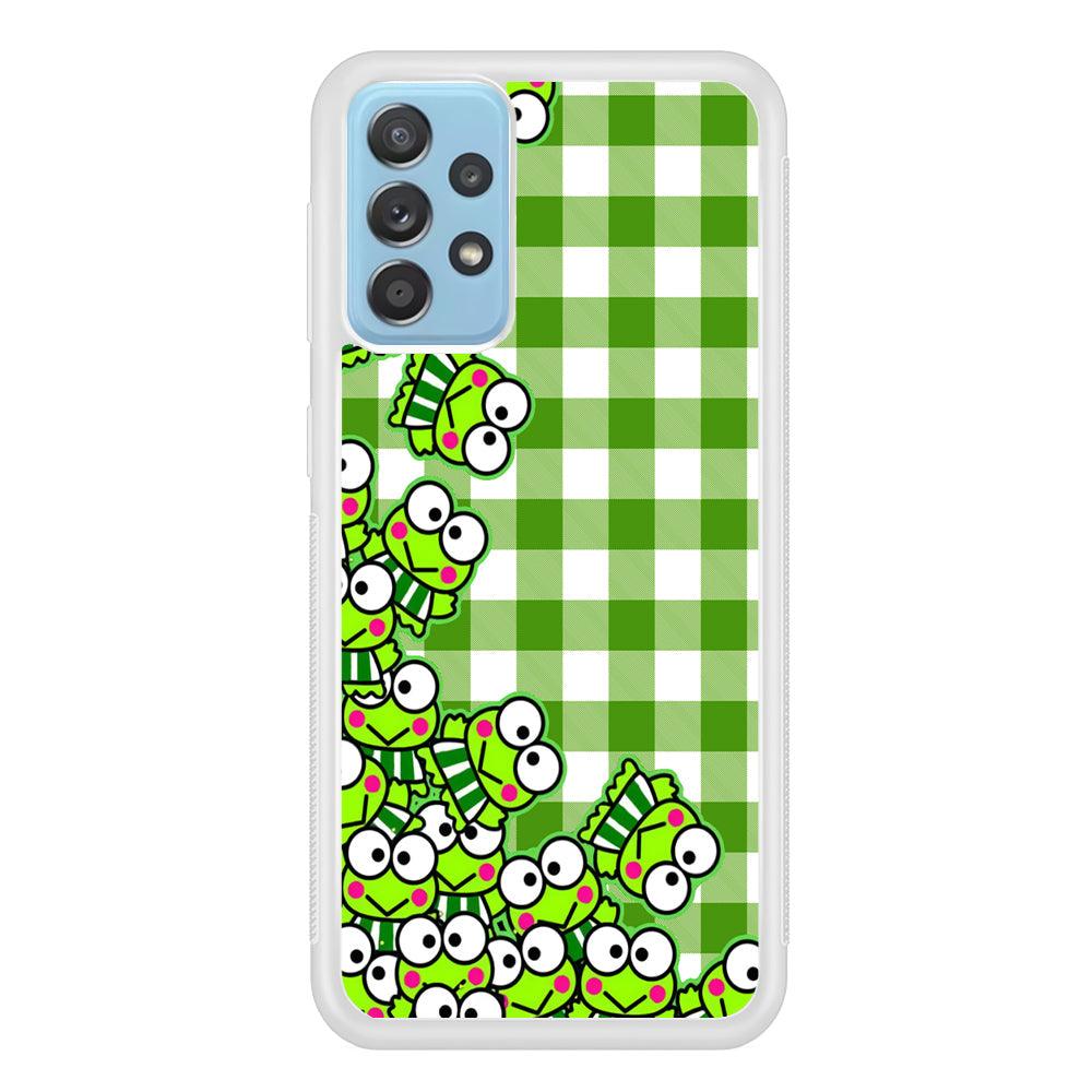 Keroppi Stickers Drop Samsung Galaxy A52 Case-Oxvistore