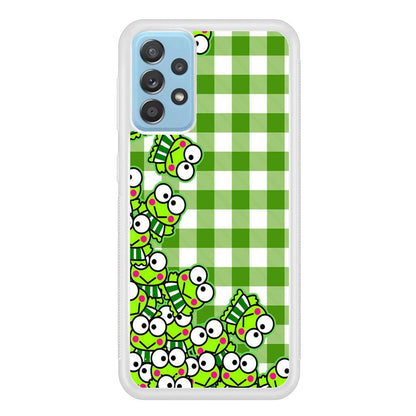 Keroppi Stickers Drop Samsung Galaxy A52 Case-Oxvistore