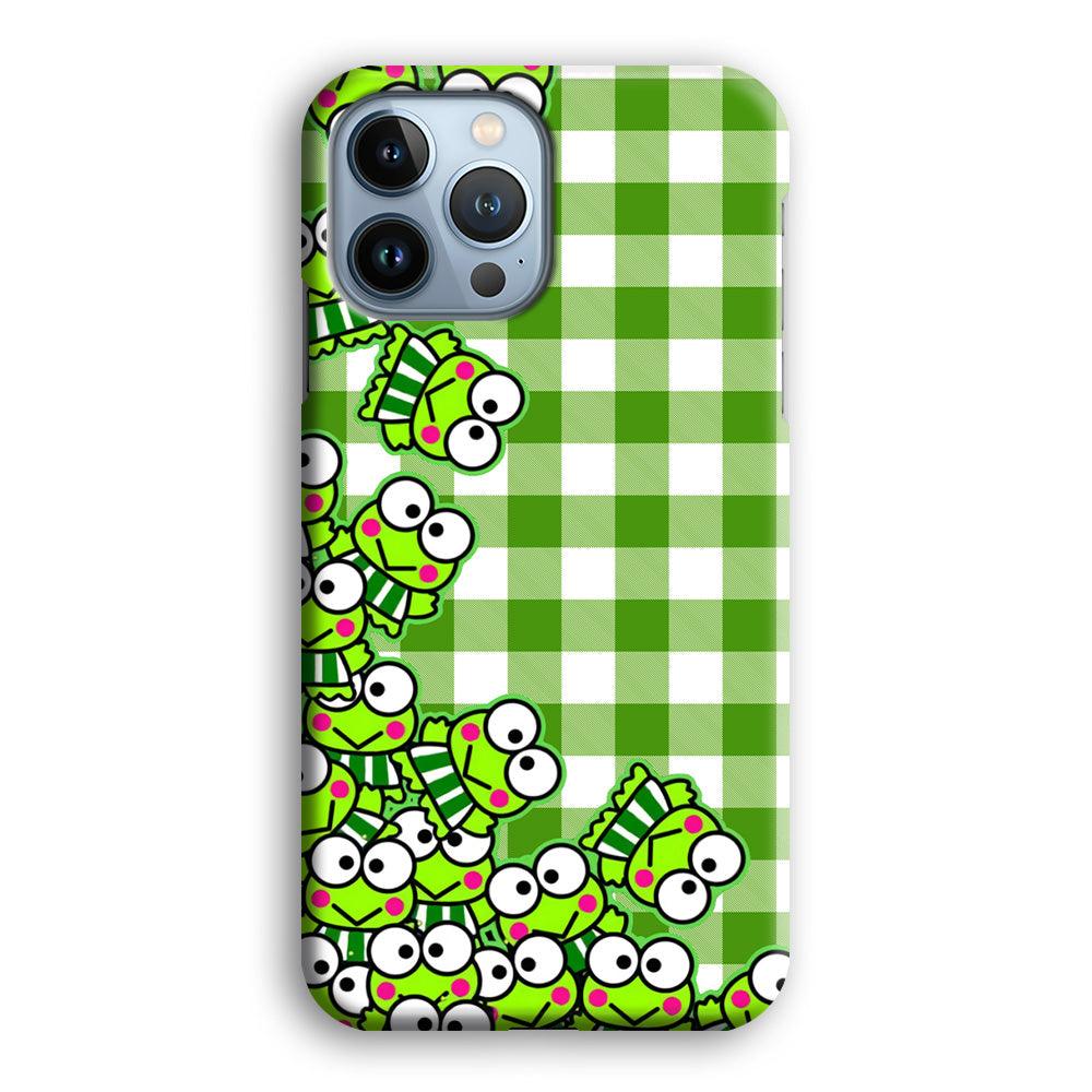 Keroppi Stickers Drop iPhone 13 Pro Case-Oxvistore