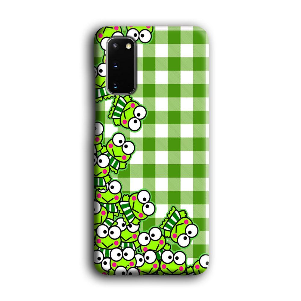 Keroppi Stickers Drop Samsung Galaxy S20 Case-Oxvistore