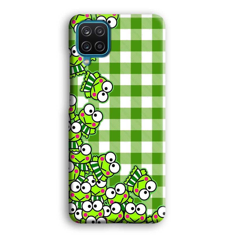 Keroppi Stickers Drop Samsung Galaxy A12 Case-Oxvistore