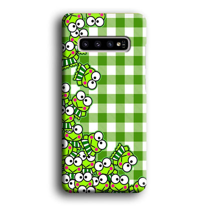 Keroppi Stickers Drop Samsung Galaxy S10 Case-Oxvistore