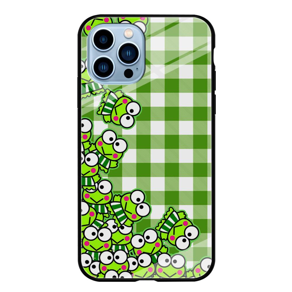 Keroppi Stickers Drop iPhone 13 Pro Case-Oxvistore