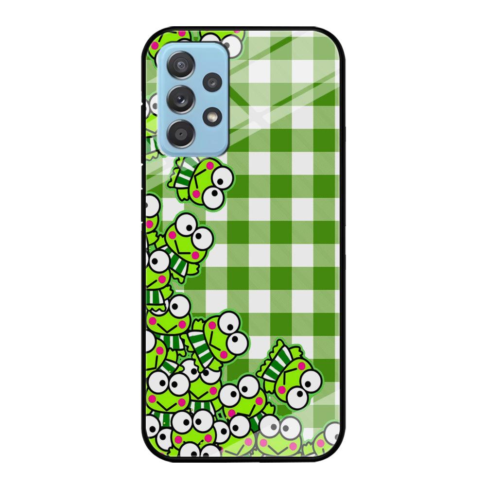 Keroppi Stickers Drop Samsung Galaxy A52 Case-Oxvistore