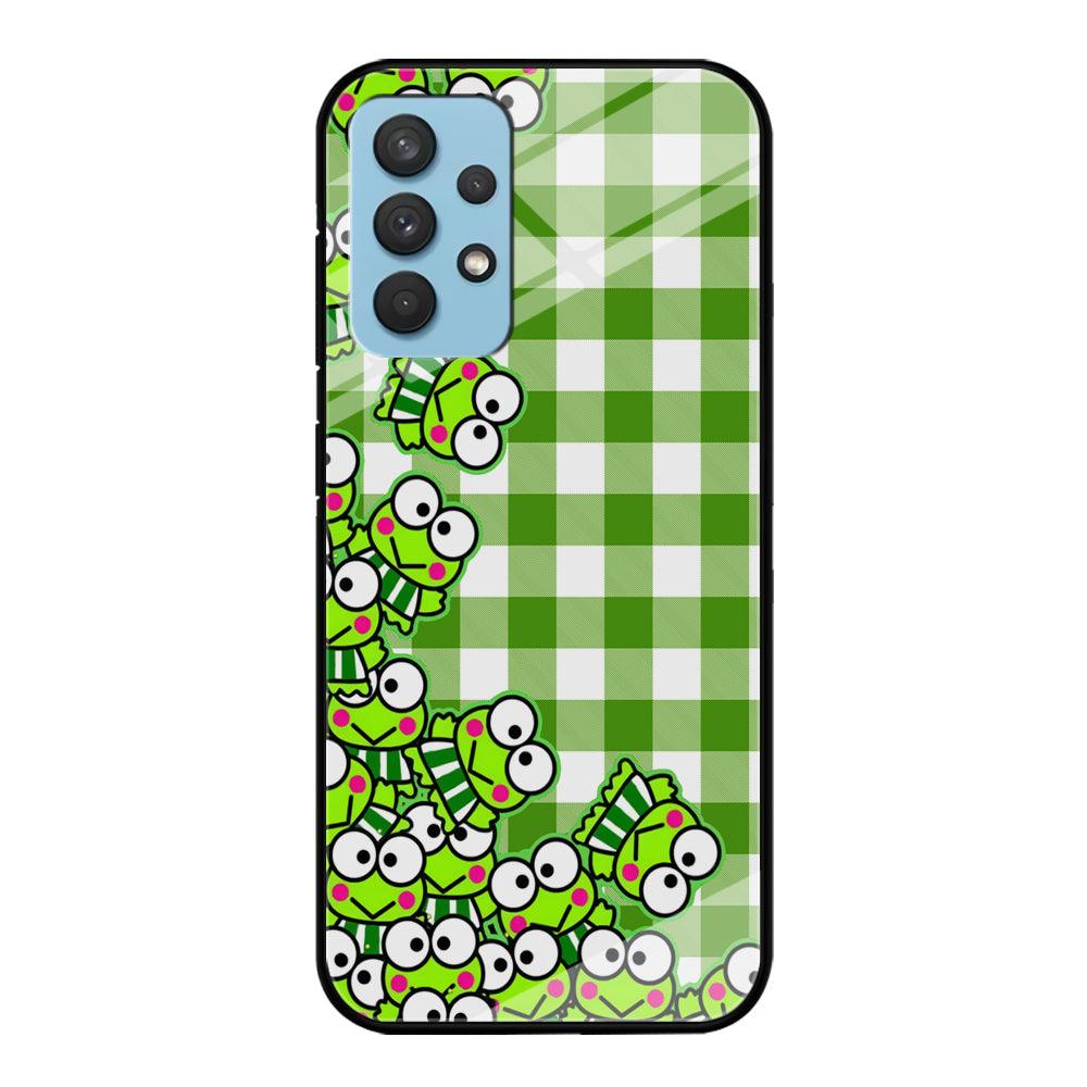 Keroppi Stickers Drop Samsung Galaxy A32 Case-Oxvistore