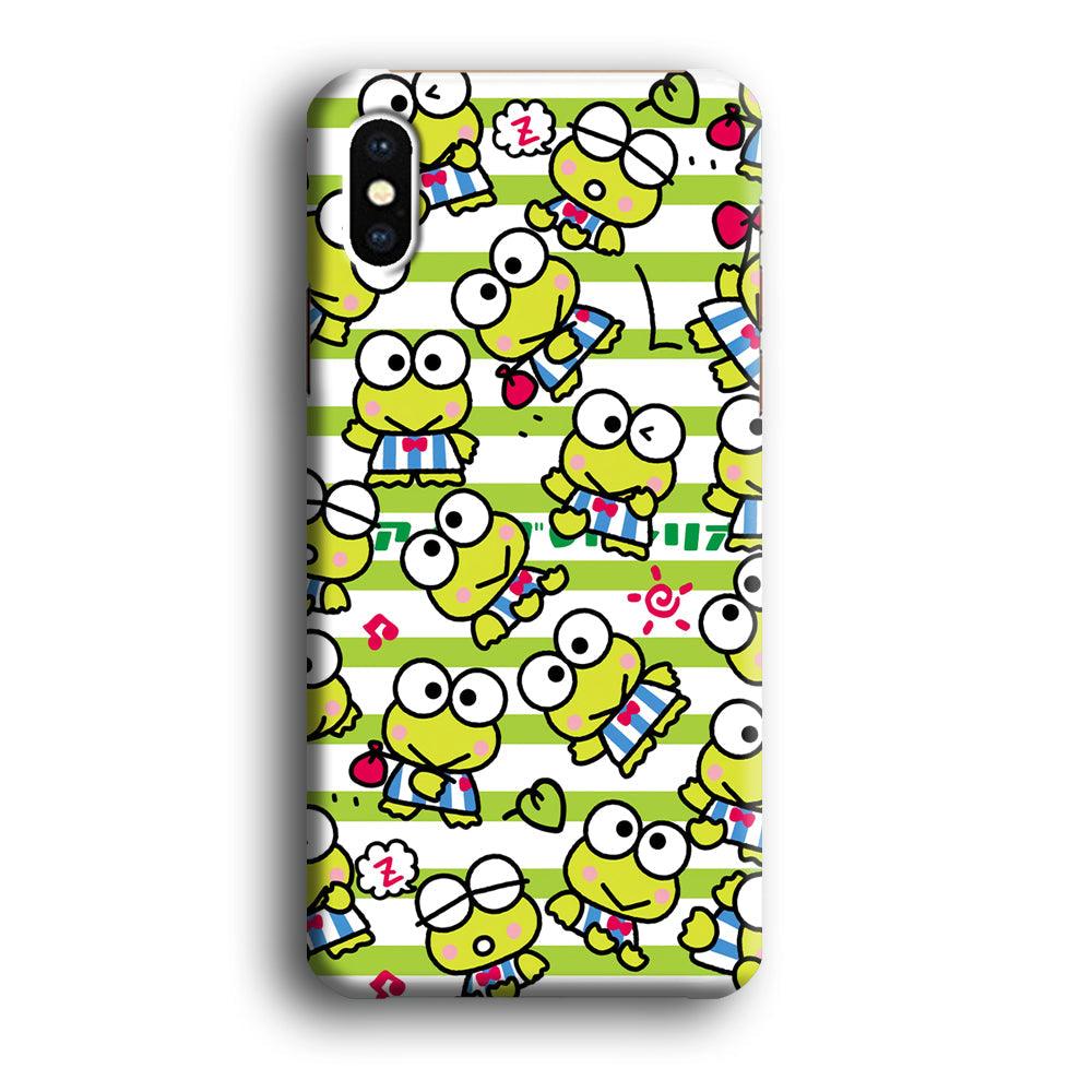 Keroppi Want to Vacation iPhone X Case-Oxvistore