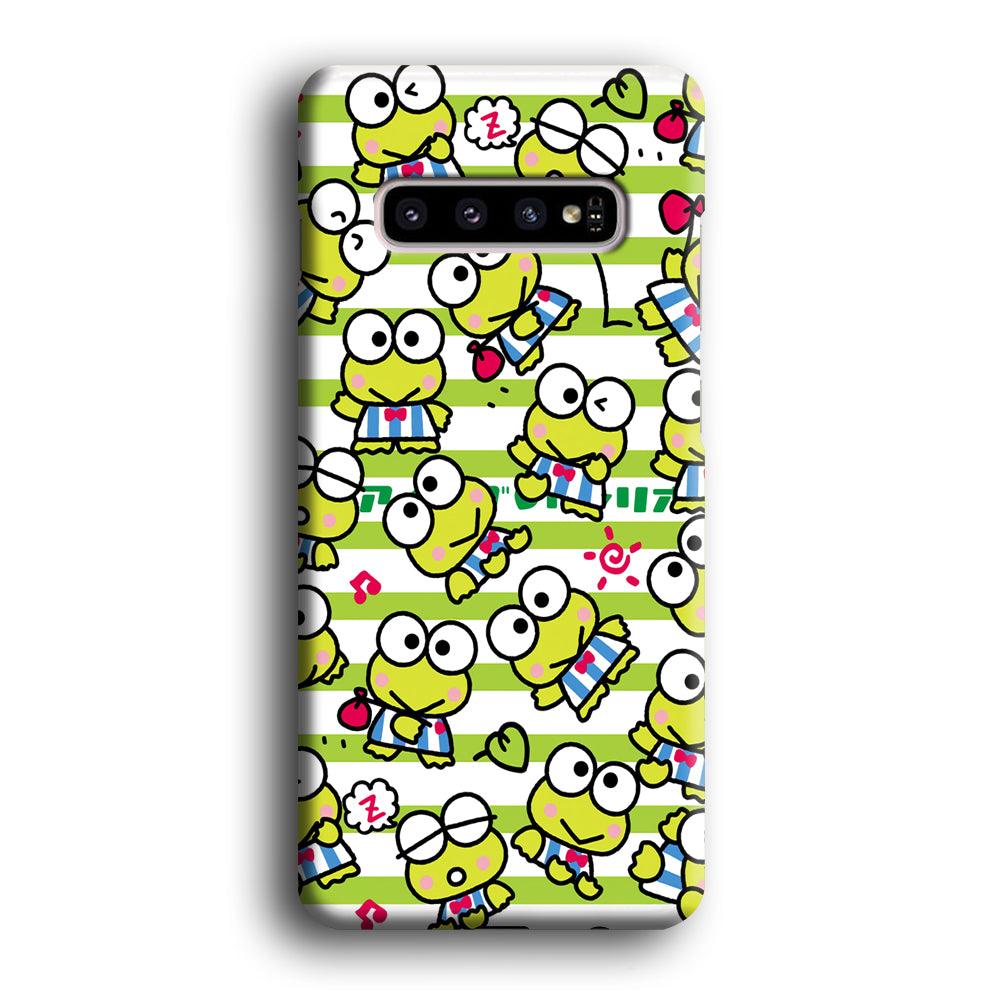 Keroppi Want to Vacation Samsung Galaxy S10 Case-Oxvistore