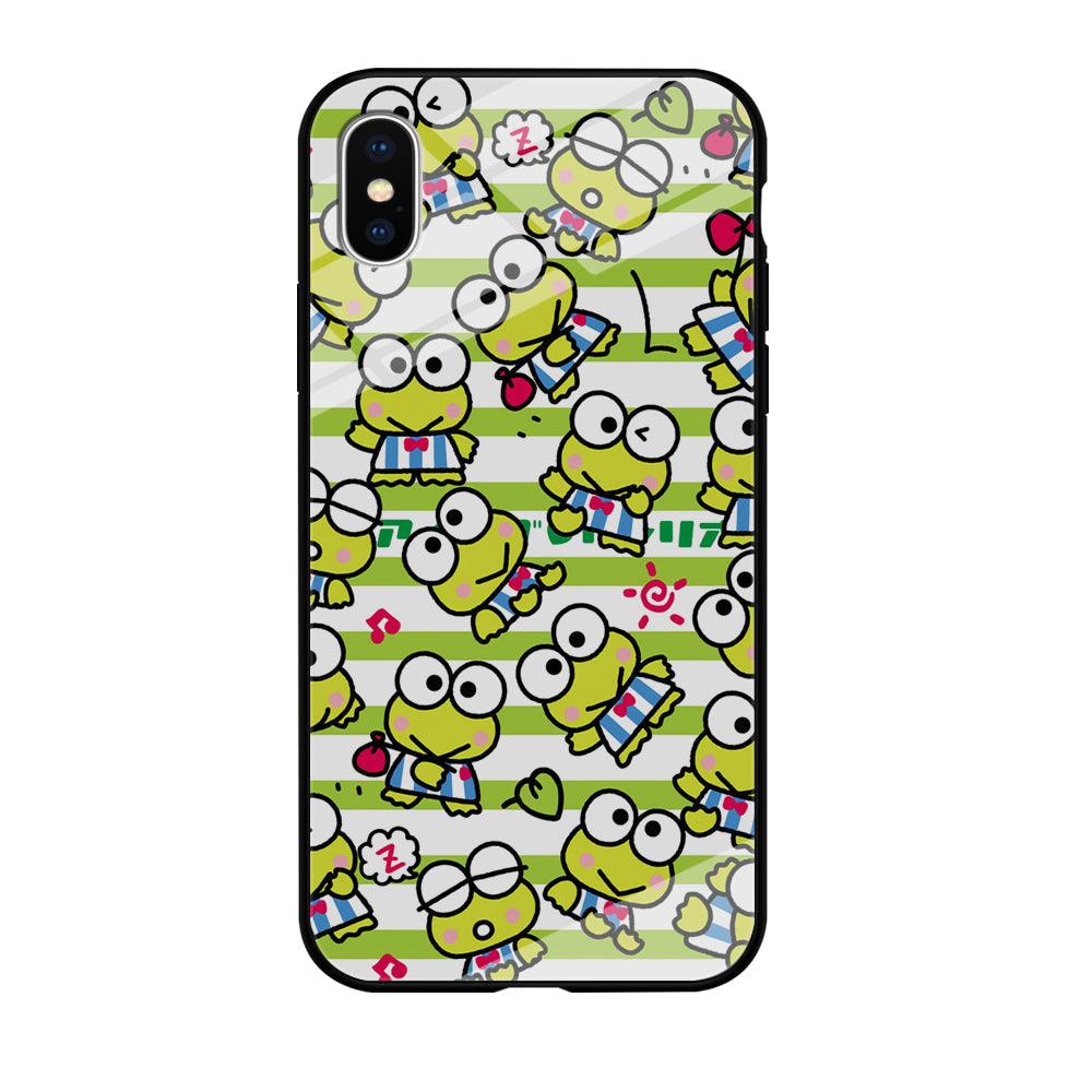 Keroppi Want to Vacation iPhone X Case-Oxvistore