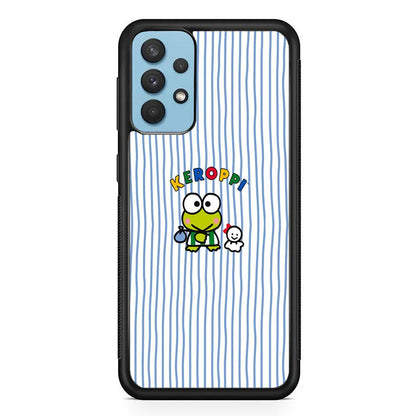 Keroppi Waving Line Wallpaper Samsung Galaxy A32 Case-Oxvistore