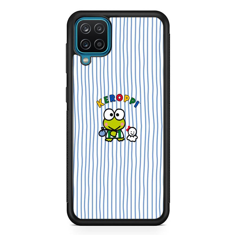 Keroppi Waving Line Wallpaper Samsung Galaxy A12 Case-Oxvistore