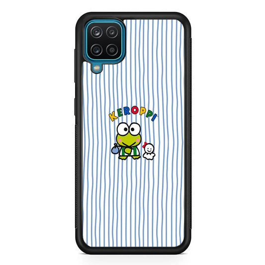 Keroppi Waving Line Wallpaper Samsung Galaxy A12 Case-Oxvistore