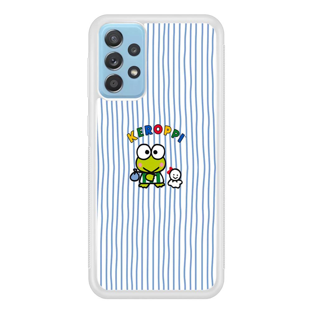 Keroppi Waving Line Wallpaper Samsung Galaxy A72 Case-Oxvistore