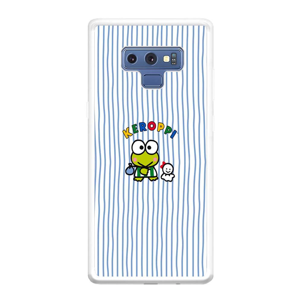 Keroppi Waving Line Wallpaper Samsung Galaxy Note 9 Case-Oxvistore