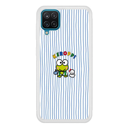 Keroppi Waving Line Wallpaper Samsung Galaxy A12 Case-Oxvistore