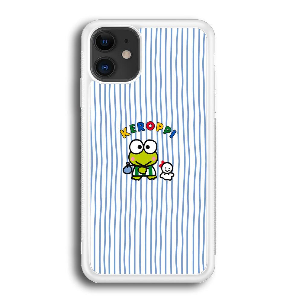 Keroppi Waving Line Wallpaper iPhone 12 Case-Oxvistore