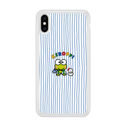 Keroppi Waving Line Wallpaper iPhone X Case-Oxvistore