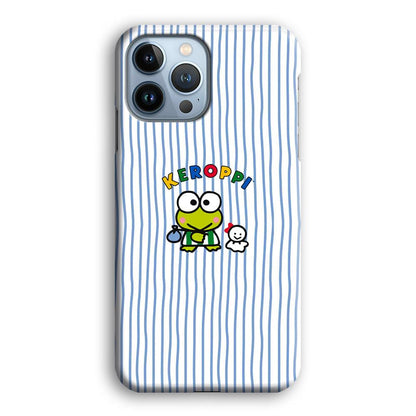 Keroppi Waving Line Wallpaper iPhone 14 Pro Max Case-Oxvistore