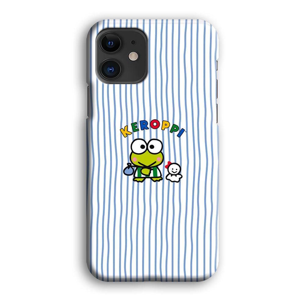 Keroppi Waving Line Wallpaper iPhone 12 Case-Oxvistore