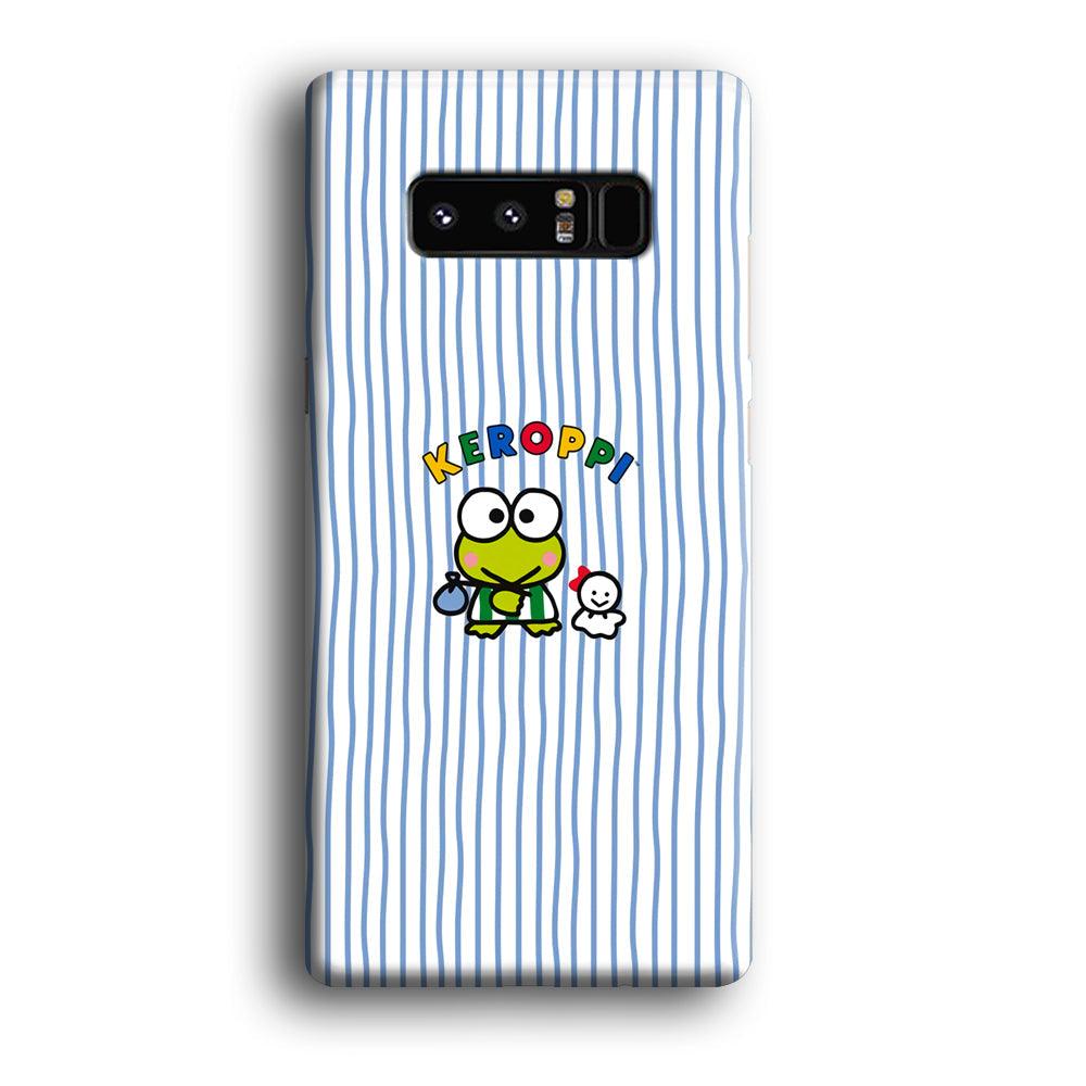 Keroppi Waving Line Wallpaper Samsung Galaxy Note 8 Case-Oxvistore