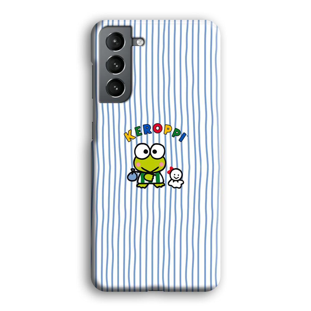 Keroppi Waving Line Wallpaper Samsung Galaxy S21 Plus Case-Oxvistore