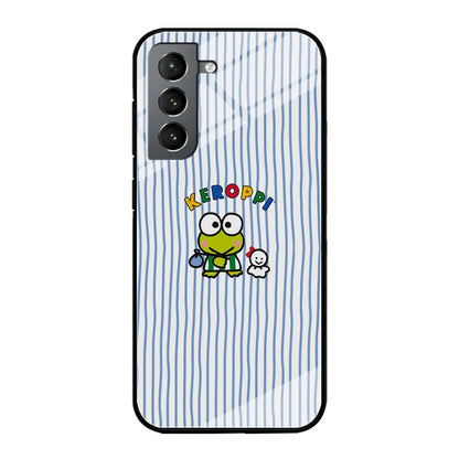 Keroppi Waving Line Wallpaper Samsung Galaxy S21 Case-Oxvistore